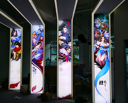 游戲企業(yè)裝飾背景墻-一種炫酷與真實(shí)！