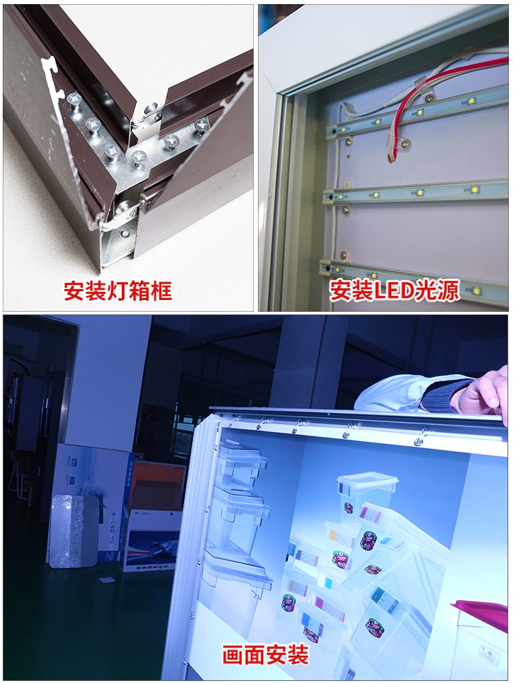 美國拉斯維加斯奧特萊斯外墻工程超薄拉布燈箱_06